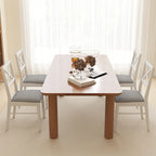 Gymax Dining Chairs Set of 4 Upholstered Kitchen Side Chairs w/ Rubber