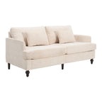 Modern Chenille Fabric Loveseat, 2-Seat Upholstered Loveseat Sofa