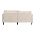 Modern Chenille Fabric Loveseat, 2-Seat Upholstered Loveseat Sofa