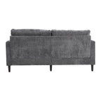 Modern Chenille Fabric Loveseat, 2-Seat Upholstered Loveseat Sofa
