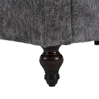 Modern Chenille Fabric Loveseat, 2-Seat Upholstered Loveseat Sofa