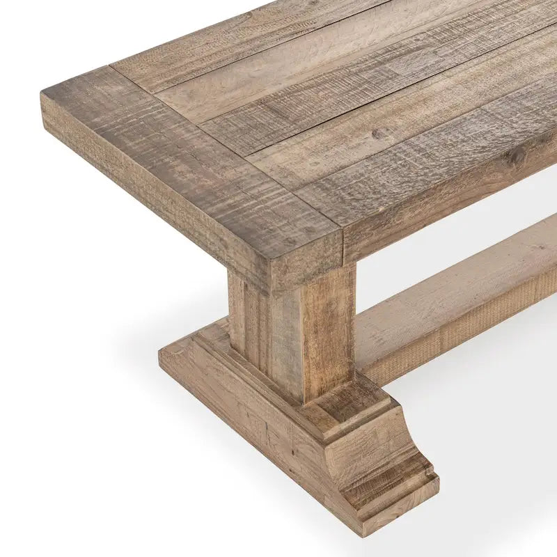 Dita Reclaimed Pine Wood Bench by Kosas Home