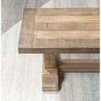 Dita Reclaimed Pine Wood Bench by Kosas Home