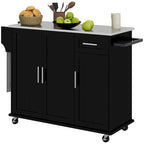 Kitchen Island With Storage(no include stool)