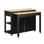 47 Inch Kitchen Island With Extendable Dining Table(no include stool)