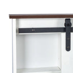 Farmhouse Makeup Vanity with Mirror and Lights
