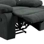 Modern 36 W Cotton/ Corduroy Push Back Manual Recliner Chair