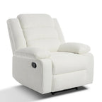 Modern 36 W Cotton/ Corduroy Push Back Manual Recliner Chair