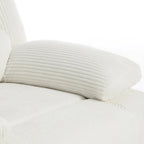 Modern 36 W Cotton/ Corduroy Push Back Manual Recliner Chair