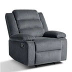 Modern 36 W Cotton/ Corduroy Push Back Manual Recliner Chair