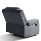 Modern 36 W Cotton/ Corduroy Push Back Manual Recliner Chair
