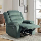 Modern 36 W Cotton/ Corduroy Push Back Manual Recliner Chair