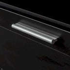 Black 70 TV Stand with Open Storage & Drawers for Living Room