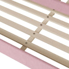 Full Teddy Fleece Daybed with Trundle and LED Lights