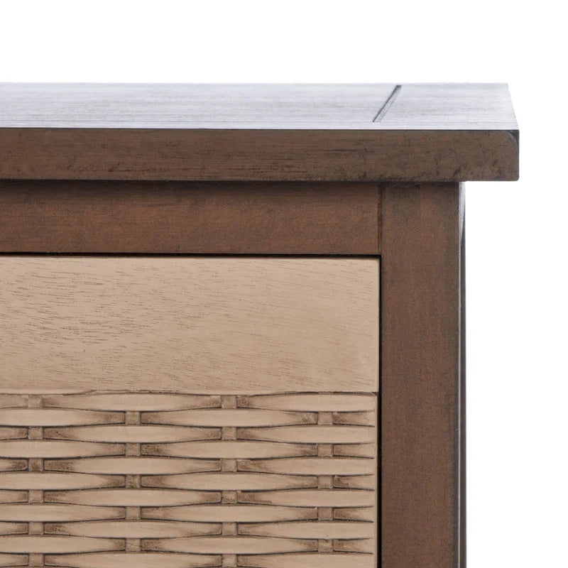 SAFAVIEH Salime 3-Drawer Bottom Shelf Storage Bench - 47.3 W x 15 L x 19 H - 47Wx15Dx19H