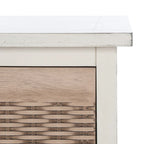 SAFAVIEH Salime 3-Drawer Bottom Shelf Storage Bench - 47.3 W x 15 L x 19 H - 47Wx15Dx19H
