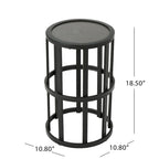 Aaleah Industrial 11-inch Side Table by Christopher Knight Home