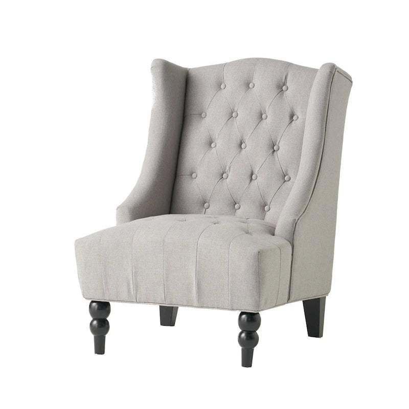 Christopher Knight Home Toddman Tufted High-Back Club Chair - 27.25 L x 33.75 W x 38.50 H