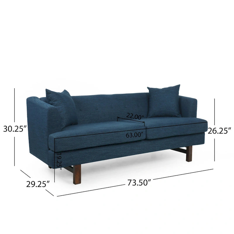 Mableton Indoor Upholstered 3-seater Sofa by Christopher Knight Home