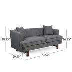 Mableton Indoor Upholstered 3-seater Sofa by Christopher Knight Home
