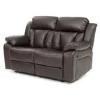 Daria Faux Leather Reclining Loveseat