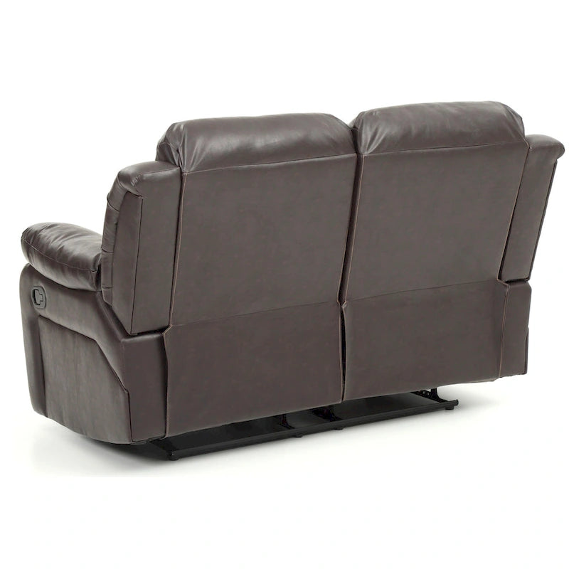 Daria Faux Leather Reclining Loveseat