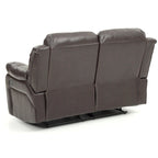Daria Faux Leather Reclining Loveseat