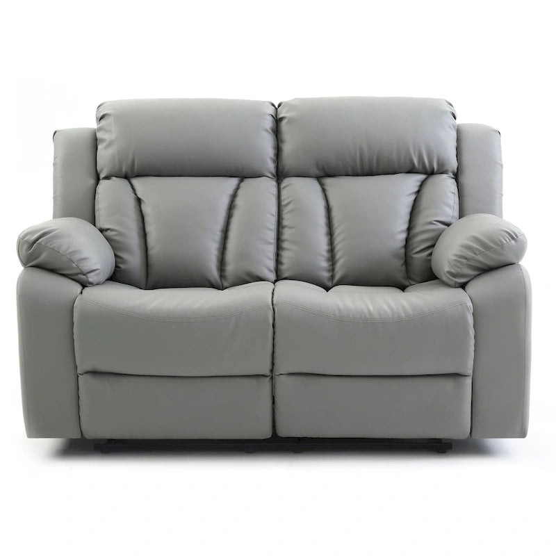Daria Faux Leather Reclining Loveseat