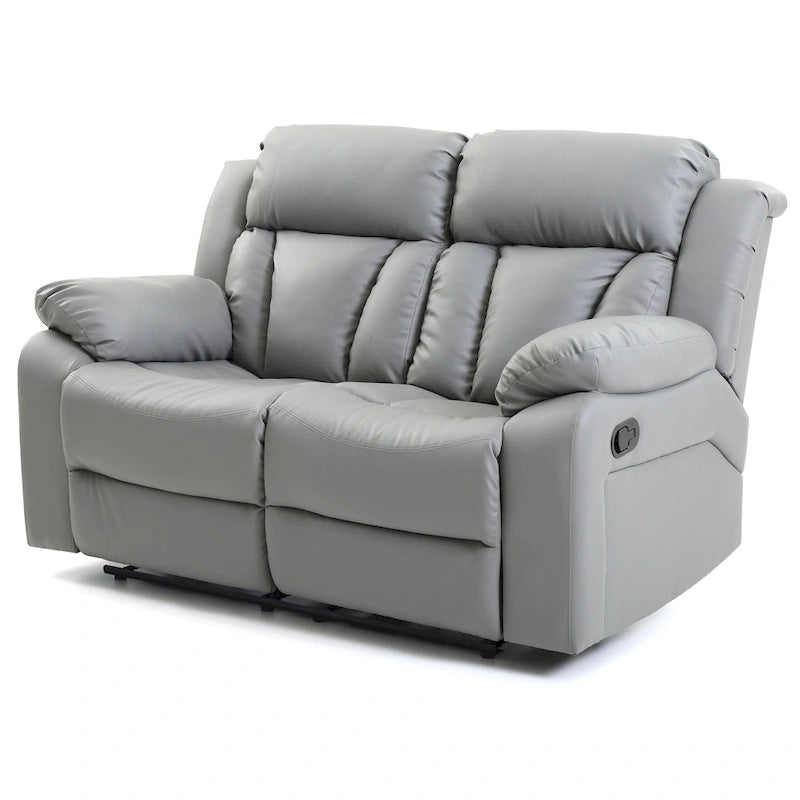 Daria Faux Leather Reclining Loveseat