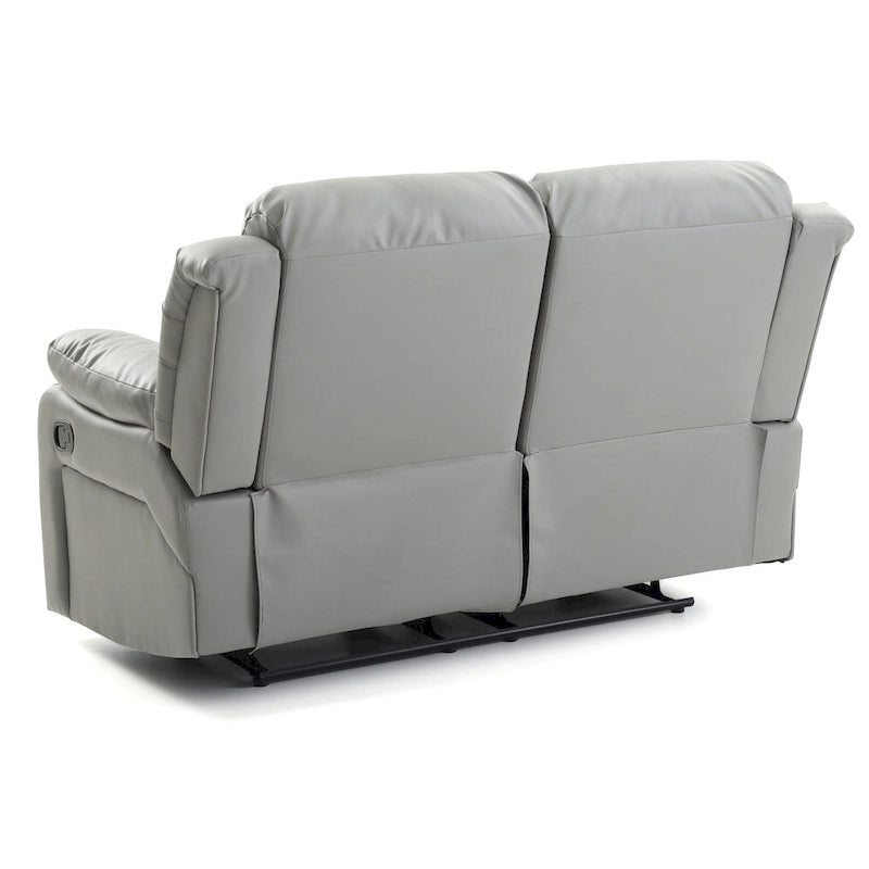 Daria Faux Leather Reclining Loveseat