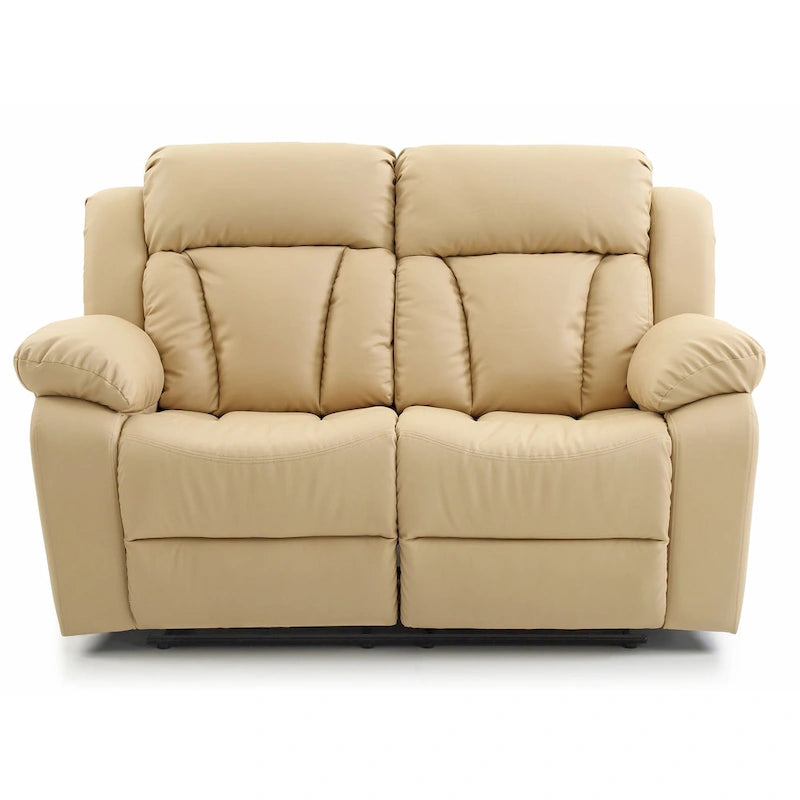 Daria Faux Leather Reclining Loveseat