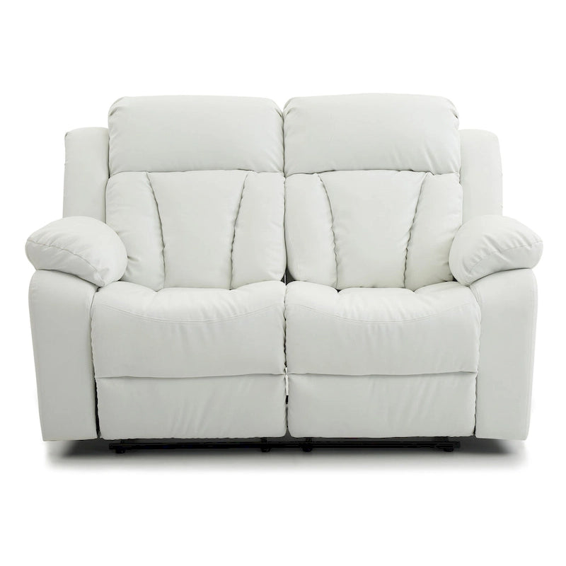 Daria Faux Leather Reclining Loveseat
