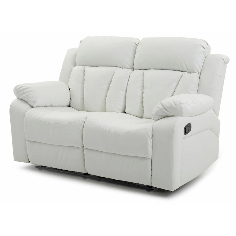 Daria Faux Leather Reclining Loveseat
