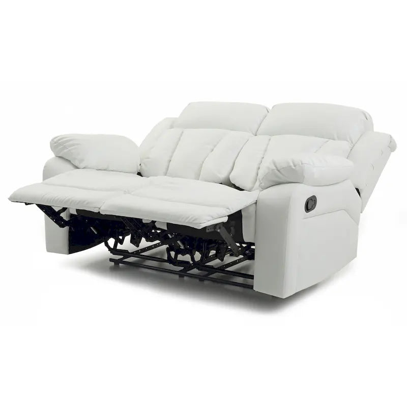 Daria Faux Leather Reclining Loveseat