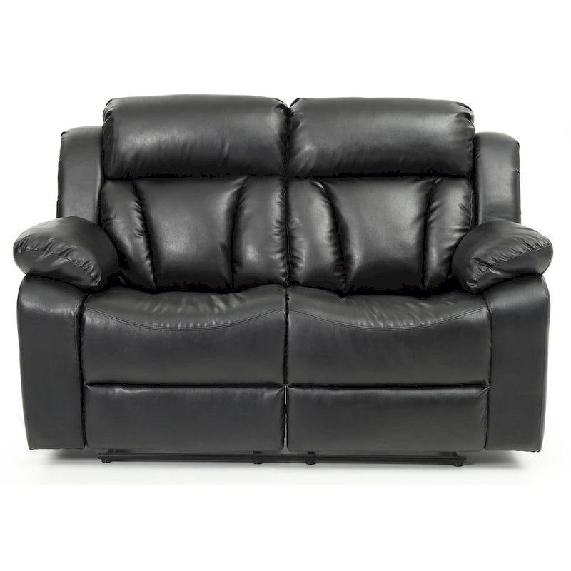 Daria Faux Leather Reclining Loveseat