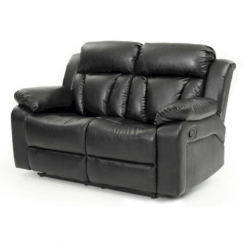 Daria Faux Leather Reclining Loveseat
