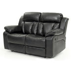 Daria Faux Leather Reclining Loveseat