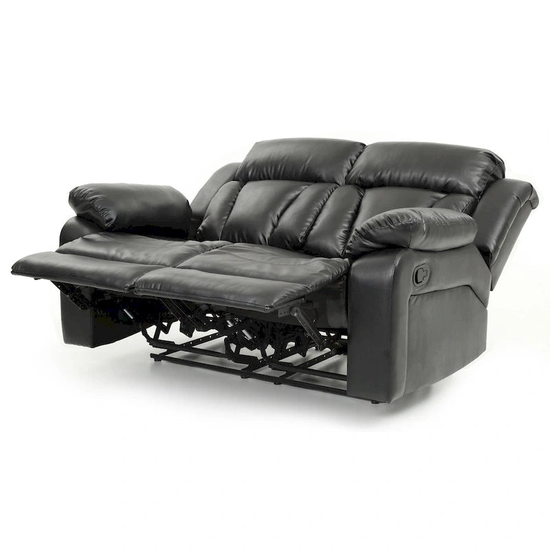 Daria Faux Leather Reclining Loveseat