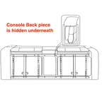 Betsy Furniture Bonded Leather Power Rclining 2-seat Loveseat with Console 8018