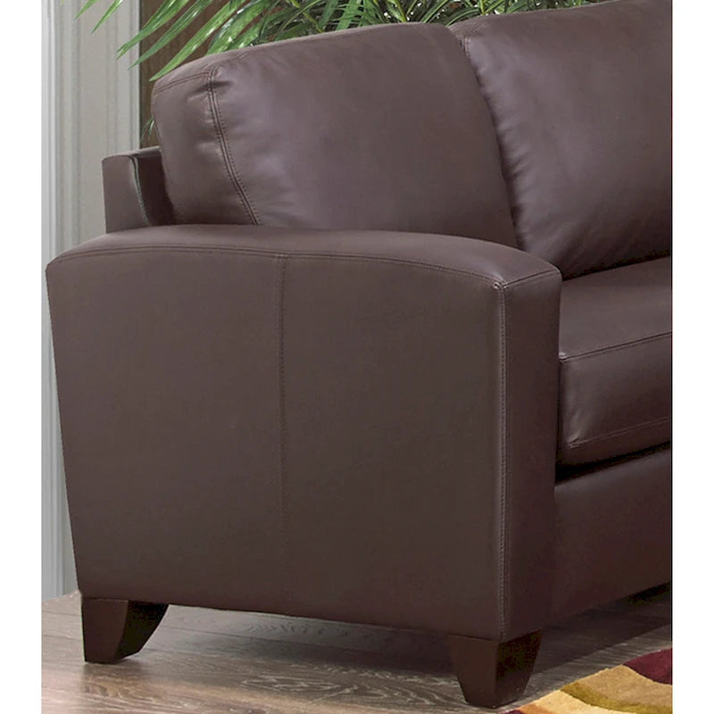 Bryce Italian Top Grain Leather Sofa Chairs Set