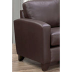 Bryce Italian Top Grain Leather Sofa Chairs Set