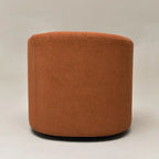 KINWELL 32W Boucle Upholstered Swivel Barrel Accent Armchair