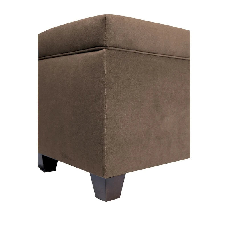 SOLE SECRET DUO 10 Button Linen & Shoe Storage Bench - OBSESSION