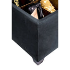 SOLE SECRET DUO 10 Button Linen & Shoe Storage Bench - OBSESSION