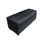 SOLE SECRET DUO 10 Button Linen & Shoe Storage Bench - OBSESSION