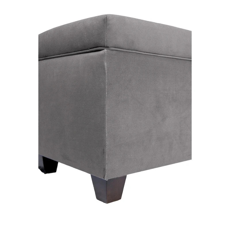 SOLE SECRET DUO 10 Button Linen & Shoe Storage Bench - OBSESSION