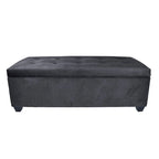 SOLE SECRET DUO 10 Button Linen & Shoe Storage Bench - OBSESSION