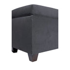 SOLE SECRET DUO 10 Button Linen & Shoe Storage Bench - OBSESSION