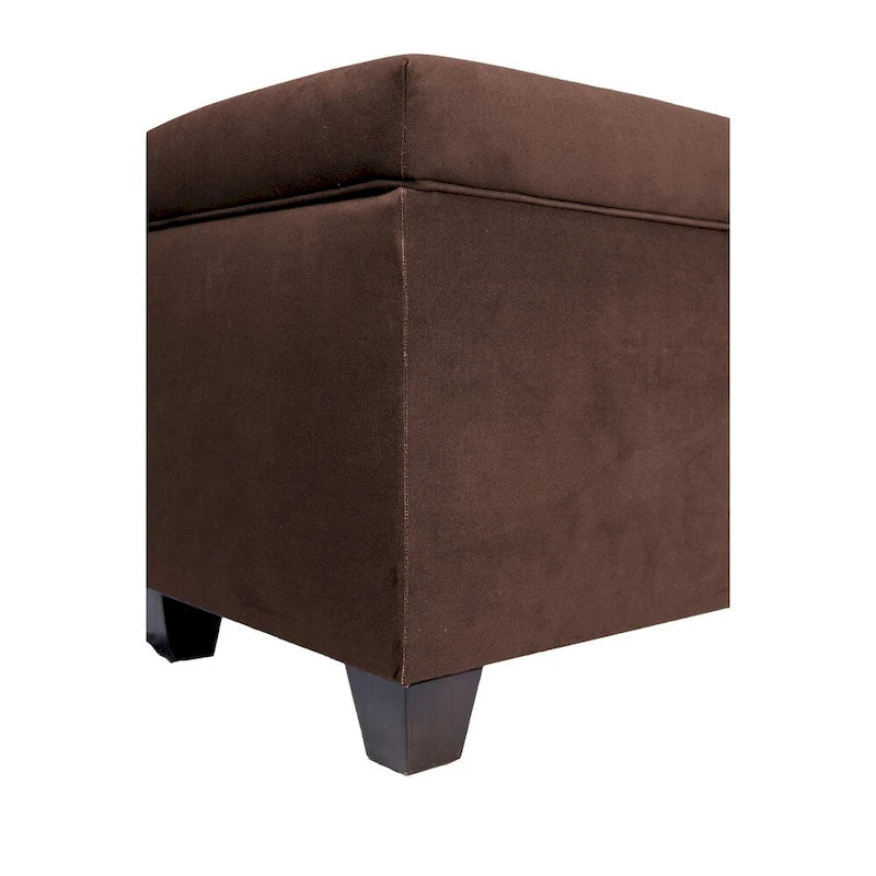 SOLE SECRET DUO 10 Button Linen & Shoe Storage Bench - OBSESSION