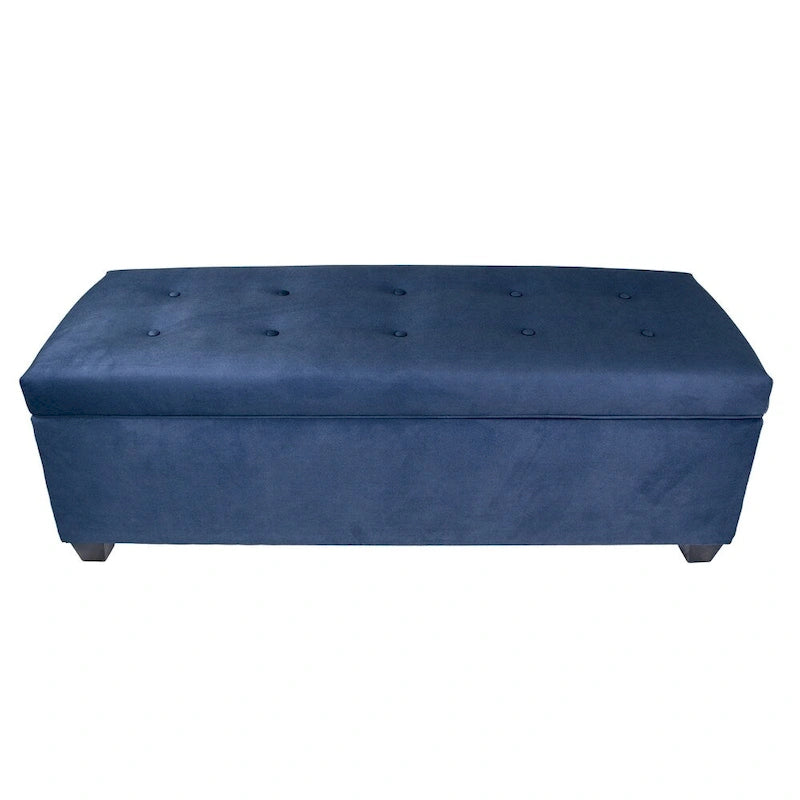 SOLE SECRET DUO 10 Button Linen & Shoe Storage Bench - OBSESSION